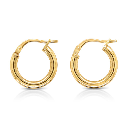 9ct Bonded Mini Hoops