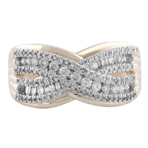 9ct gold Diamond ring