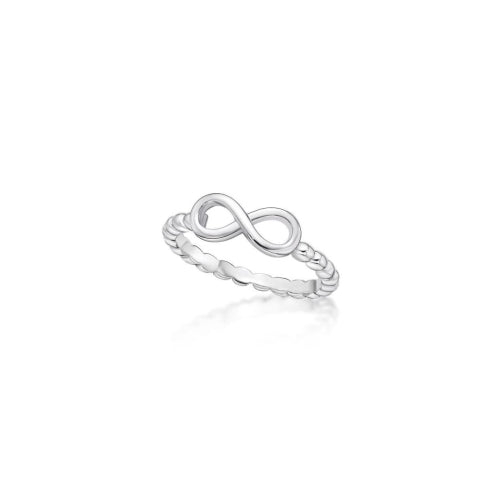 Sterling silver infinity ring
