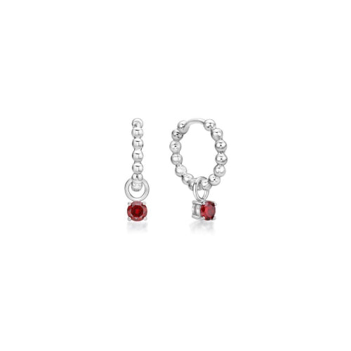 Birthstone Huggie Earring