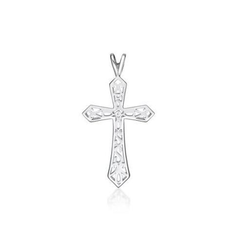 Sterling silver cross pendant