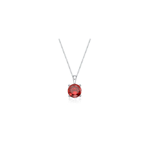 January birthstone necklace