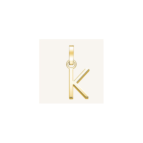 Rosefield gold initial charm
