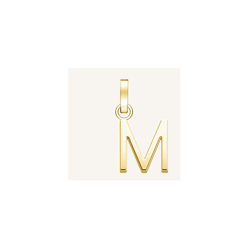Rosefield gold initial charm