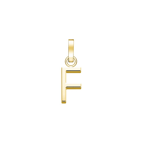 Rosefield gold initial charm