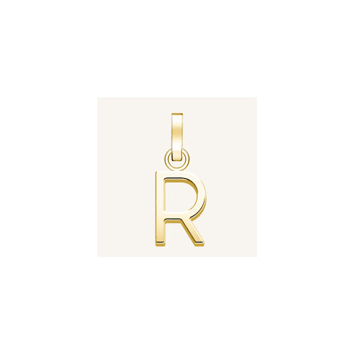 Rosefield gold initial charm