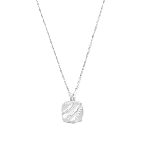 Intertwine square necklace