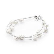 Wandering pearl bracelet