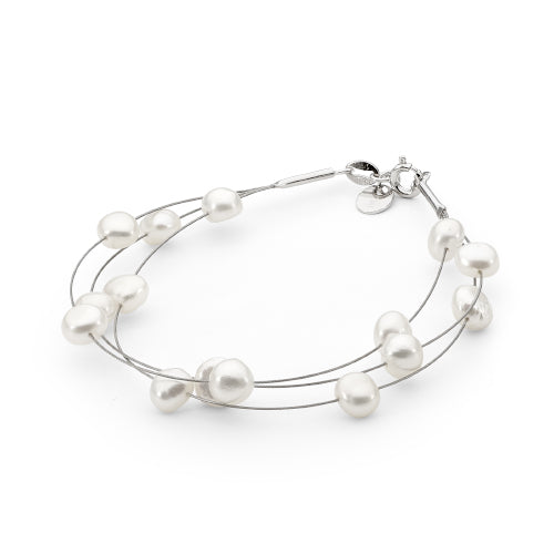 Wandering pearl bracelet