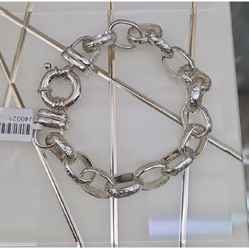 Sterling silver belcher bracelet