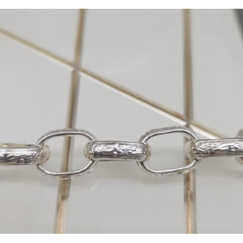 Sterling silver belcher bracelet