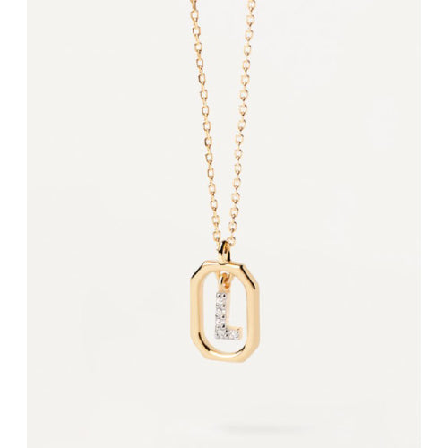 9ct gold inital necklace