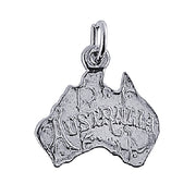 Sterling silver Map  Australia Charm