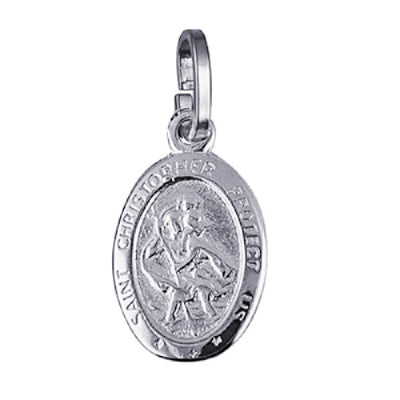 Sterling silver St Christopher Pendant