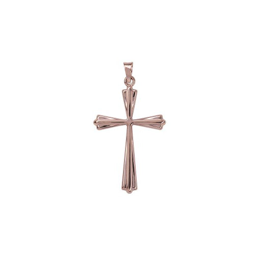 9ct gold cross pendant