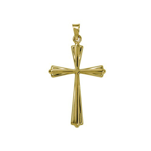 9ct gold cross pendant