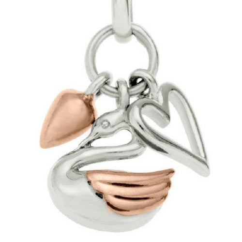 Little Kirstin Ash Swan Cluster Charm