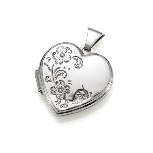 Sterling silver heart locket