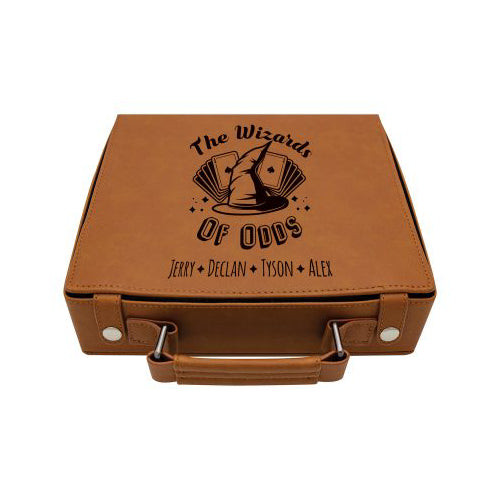 Poker Set Engraved