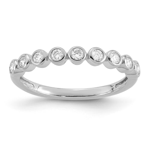 9ct Lab Diamond Bezel Set Ring