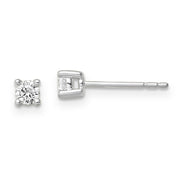 9ct Lab Diamond 4 Claw Studs