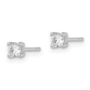9ct Lab Diamond 4 Claw Studs