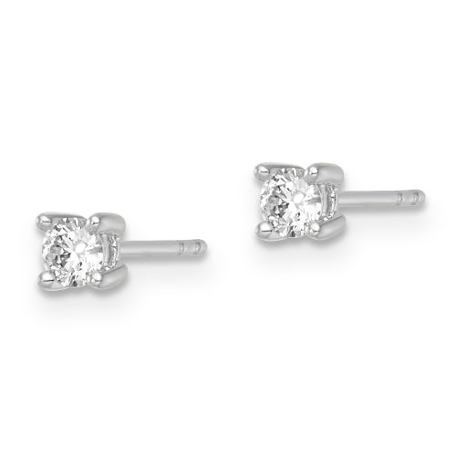 9ct Lab Diamond 4 Claw Studs