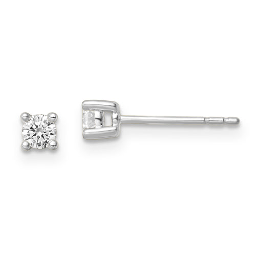 9ct Lab Diamond 4 Claw Studs