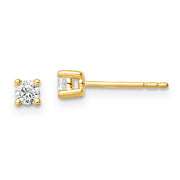 9ct Lab Diamond 4 Claw Studs