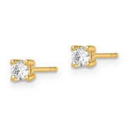 9ct Lab Diamond 4 Claw Studs