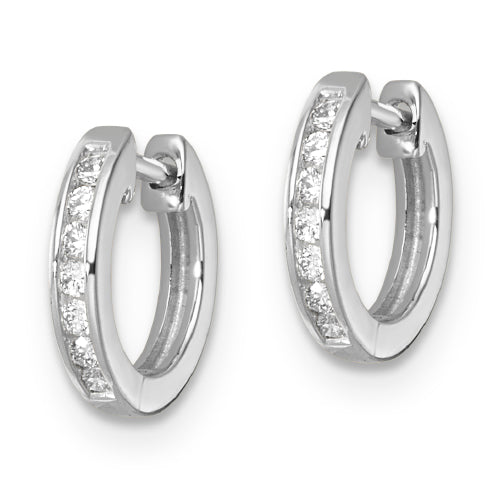 9ct Lab Diamond Huggies