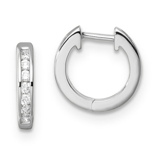 9ct Lab Diamond Huggies