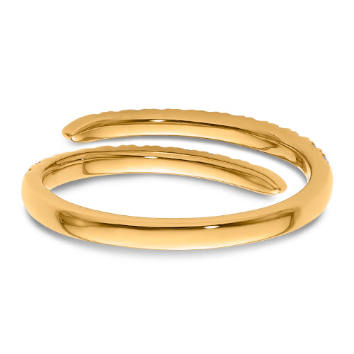 9ct Lab Diamond Spiral Dress Ring