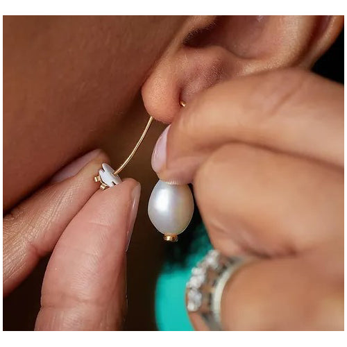 lox earring back - rose gold