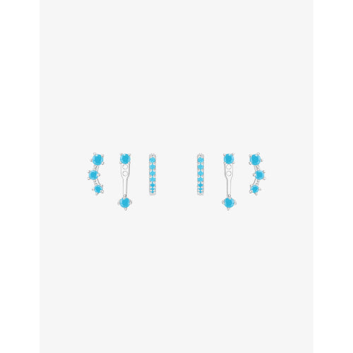 Cerulean Silver Stacker Set