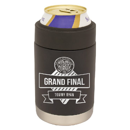 Engraved Can Holder Black
