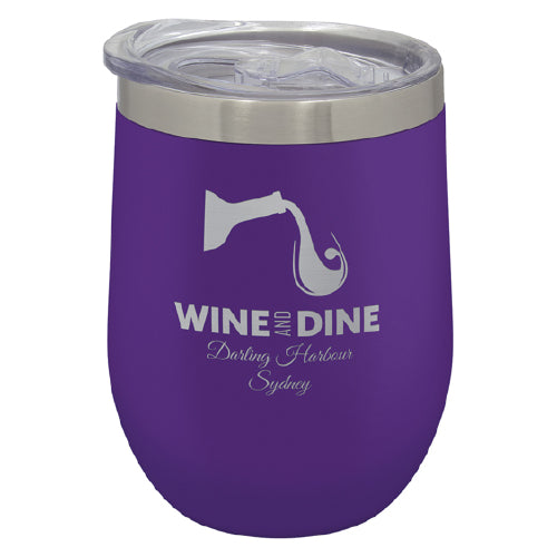 Engraved Tumbler Purple 350ml