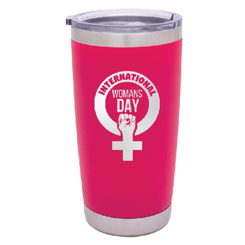 Engraved Pink Coffee Mug