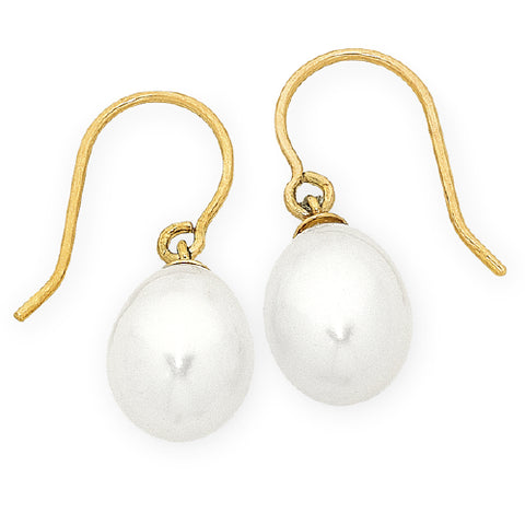 9ct freshwater pearl earring