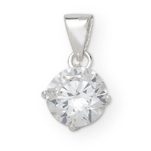Sterling Silver CZ Necklace