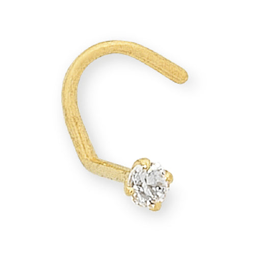 9ct Diamond Nose Stud