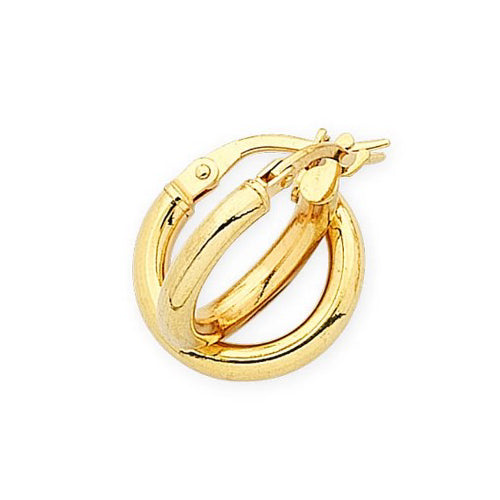 9ct Silver Filled Hoops