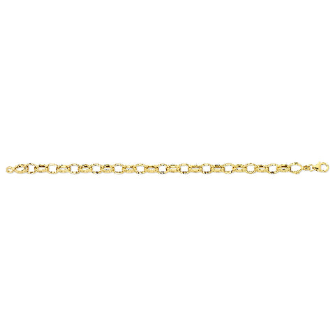 9ct gold silver filled bracelet