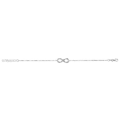 Sterling Silver Infinity Bracelet