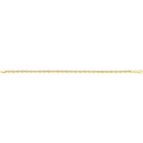 9ct gold silver filled bracelet