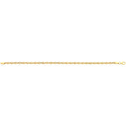 9ct gold silver filled bracelet