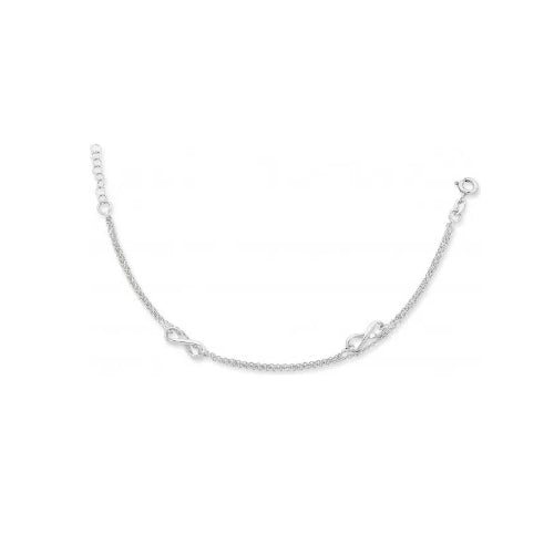 Sterling Silver Infinity Bracelet