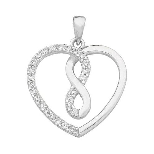Sterling Silver Cubic Zirconia Pendant