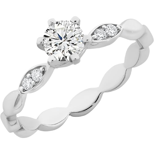 Sterling silver CZ ring