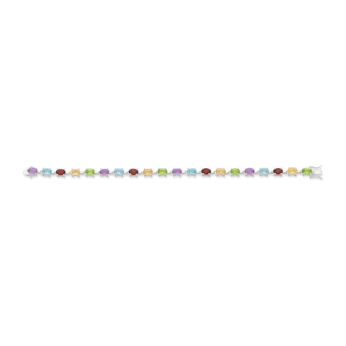 Sterling Silver multi stone bracelet